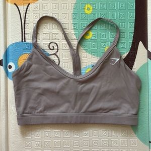 Gymshark v neck size small sports bra